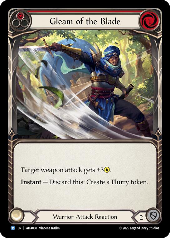 Gleam Of The Blade (Red) [AHA008] (Armory Deck Origins: Hala) | Total Play
