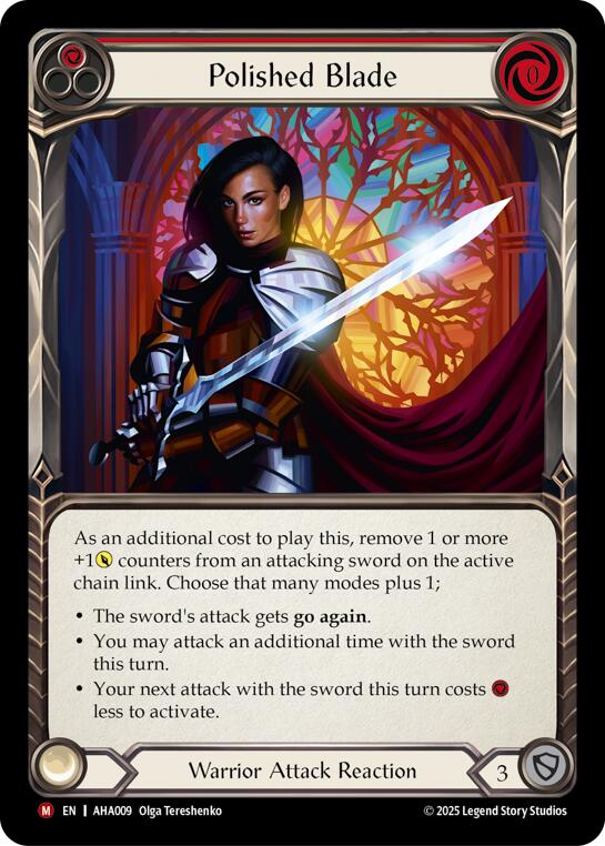 Polished Blade (Red) [AHA009] (Armory Deck Origins: Hala) | Total Play