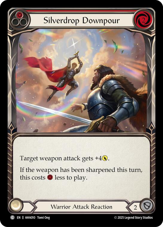 Silverdrop Downpour (Red) [AHA010] (Armory Deck Origins: Hala) | Total Play