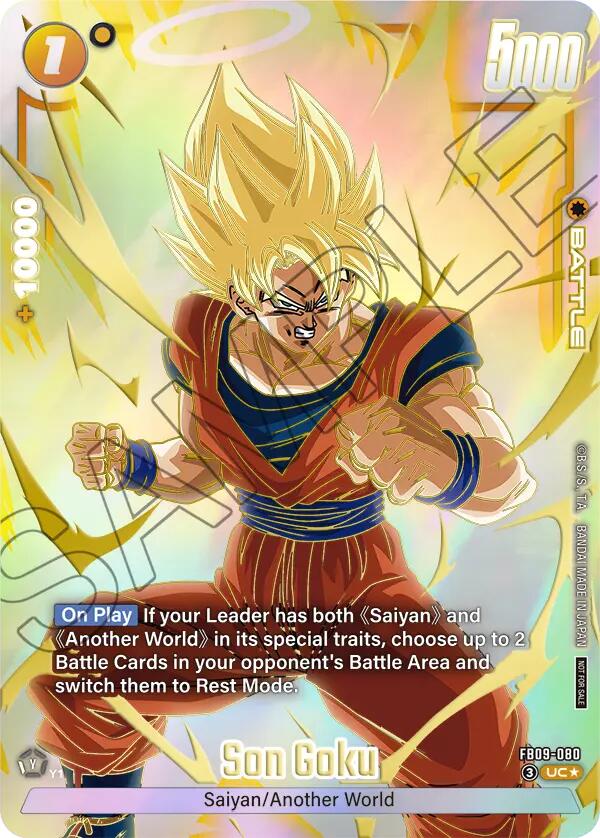Son Goku (FB09-080) (Limited Pack 26-27 WAVE1) [Fusion World Tournament Cards] | Total Play