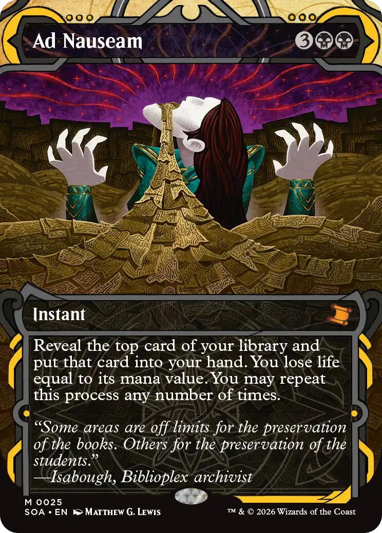 Ad Nauseam [Secrets of Strixhaven: Mystical Archive] | Total Play