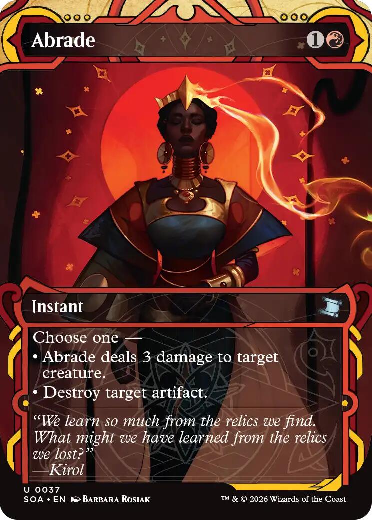 Abrade [Secrets of Strixhaven: Mystical Archive] | Total Play