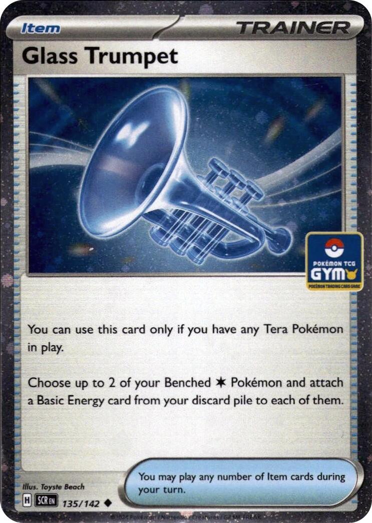 Glass Trumpet (135/142) (Gym Stamp Asia Exclusive) [Miscellaneous Cards] | Total Play