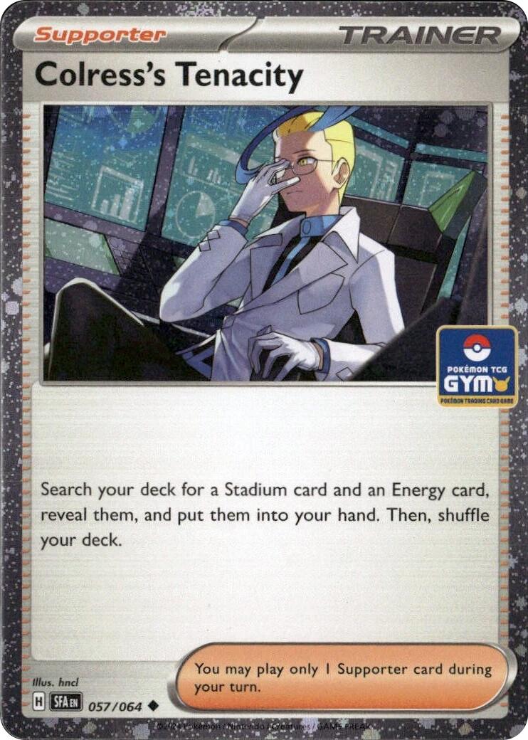 Colress's Tenacity (057/064) (Gym Stamp Asia Exclusive) [Miscellaneous Cards] | Total Play