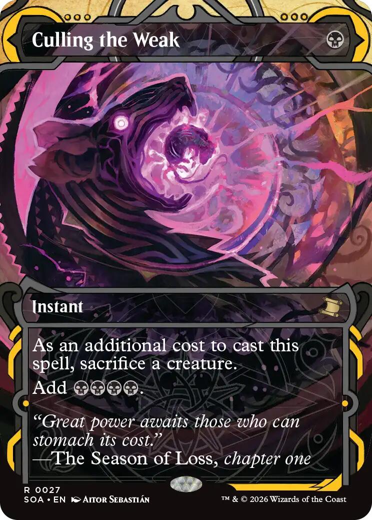Culling the Weak [Secrets of Strixhaven: Mystical Archive] | Total Play