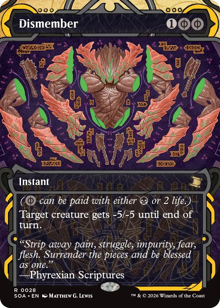 Dismember [Secrets of Strixhaven: Mystical Archive] | Total Play