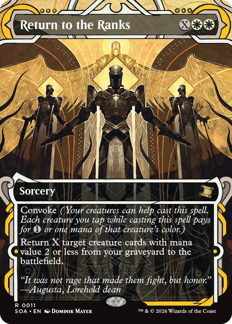 Return to the Ranks [Secrets of Strixhaven: Mystical Archive] | Total Play