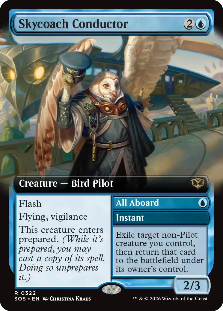 Skycoach Conductor (Extended Art) [Secrets of Strixhaven] | Total Play