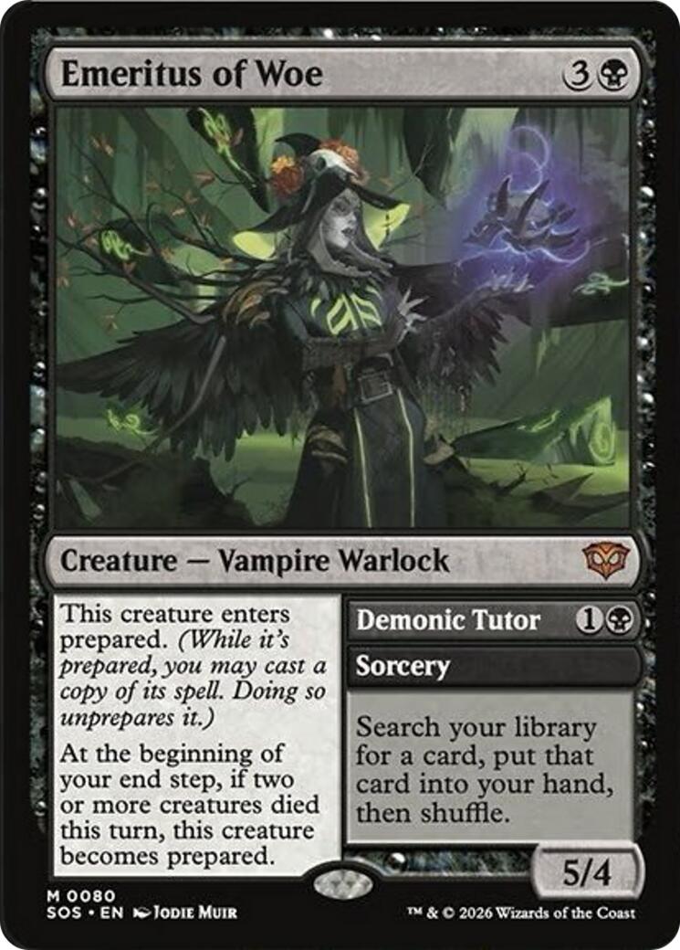 Emeritus of Woe [Secrets of Strixhaven] | Total Play