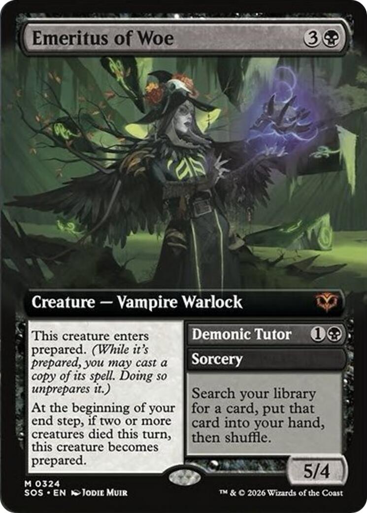 Emeritus of Woe (Extended Art) [Secrets of Strixhaven] | Total Play