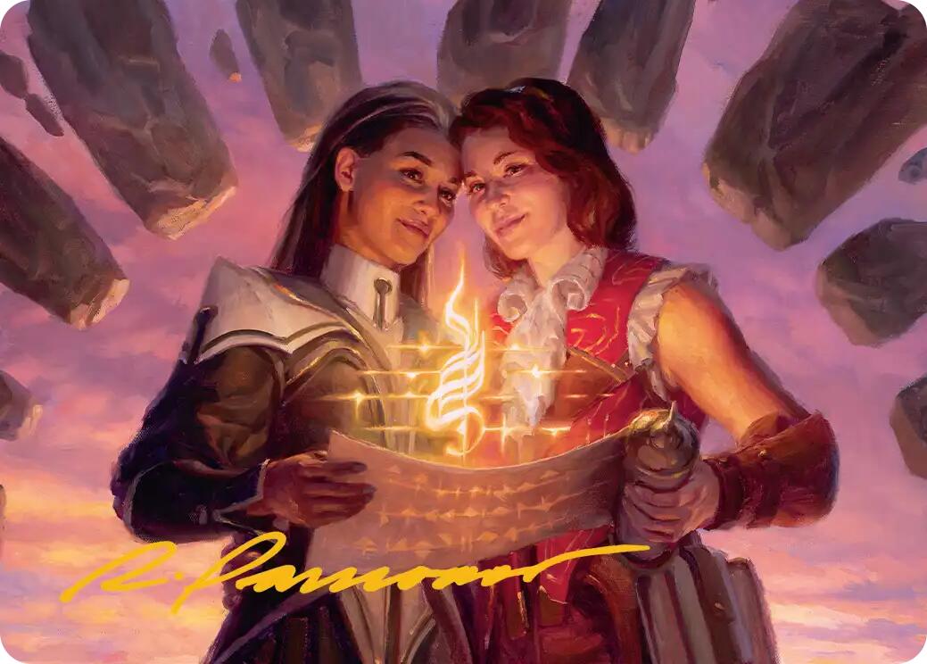 Joined Researchers Art Card (Gold-Stamped Signature) [Secrets of Strixhaven Art Series] | Total Play