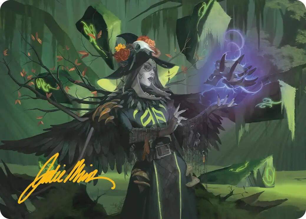 Emeritus of Woe Art Card (Gold-Stamped Signature) [Secrets of Strixhaven Art Series] | Total Play