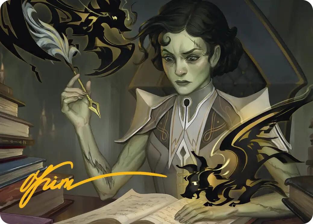 Eternal Student Art Card (Gold-Stamped Signature) [Secrets of Strixhaven Art Series] | Total Play