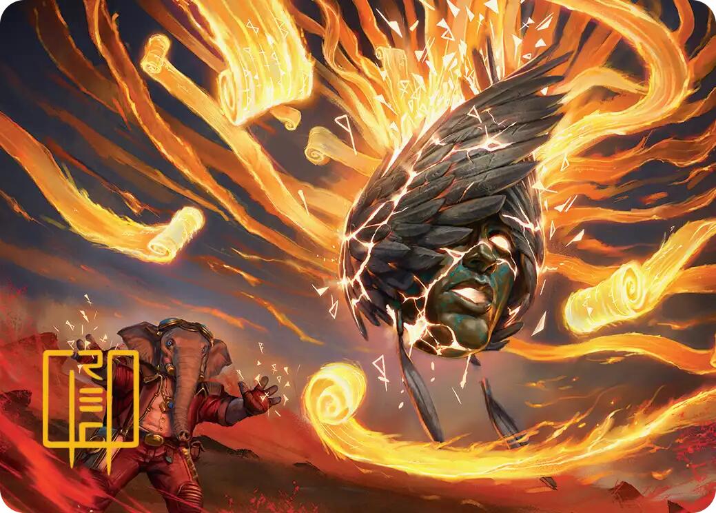Flashback Art Card (Gold-Stamped Signature) [Secrets of Strixhaven Art Series] | Total Play