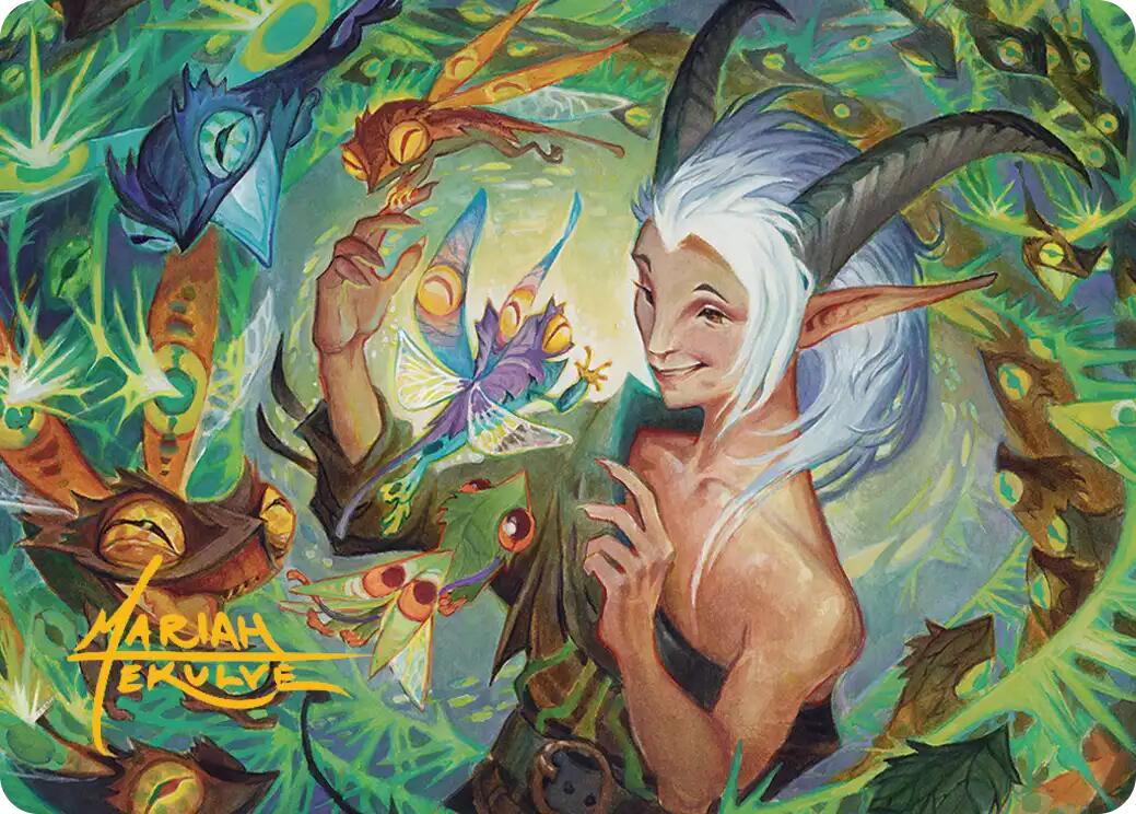 Lumaret's Favor Art Card (Gold-Stamped Signature) [Secrets of Strixhaven Art Series] | Total Play