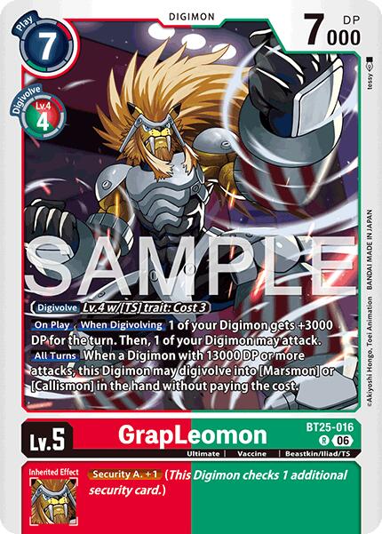 GrapLeomon [BT25-016] [Dual Revolution] | Total Play