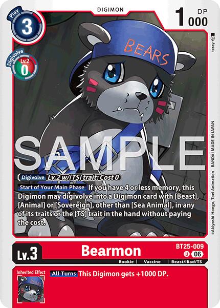 Bearmon [BT25-009] [Dual Revolution] | Total Play