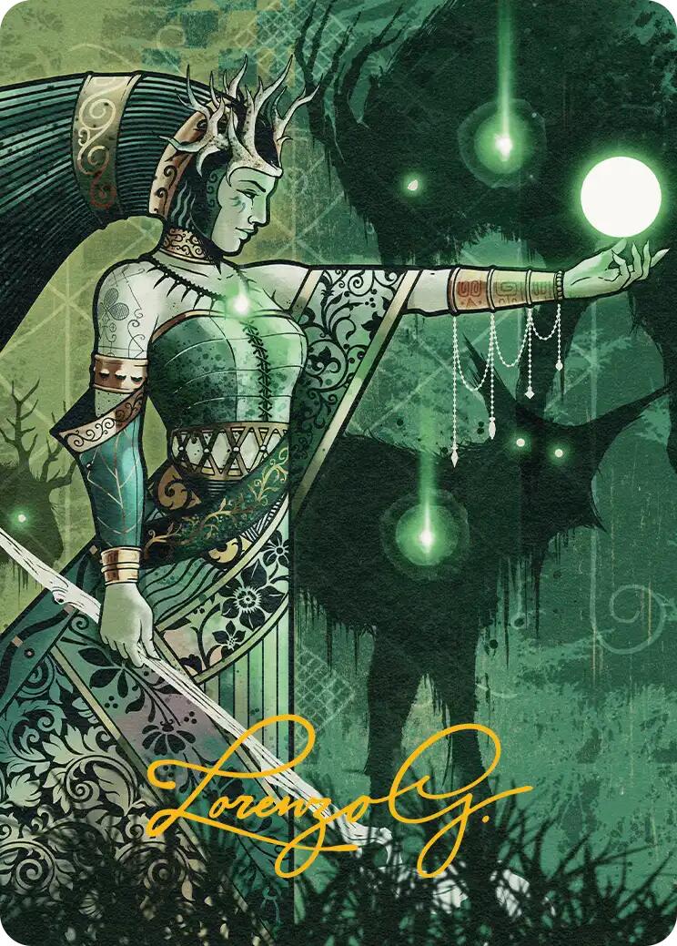 Shamanic Revelation Art Card (Gold-Stamped Signature) [Secrets of Strixhaven Art Series] | Total Play