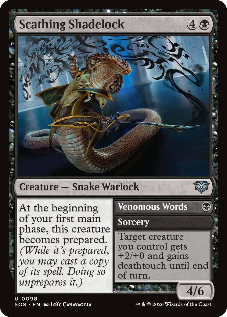 Scathing Shadelock [Secrets of Strixhaven] | Total Play