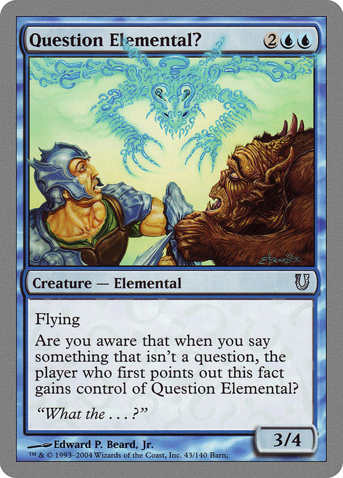 Question Elemental? [Unhinged] | Total Play