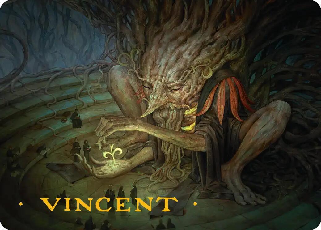 Old-Growth Educator Art Card (Gold-Stamped Signature) [Secrets of Strixhaven Art Series] | Total Play