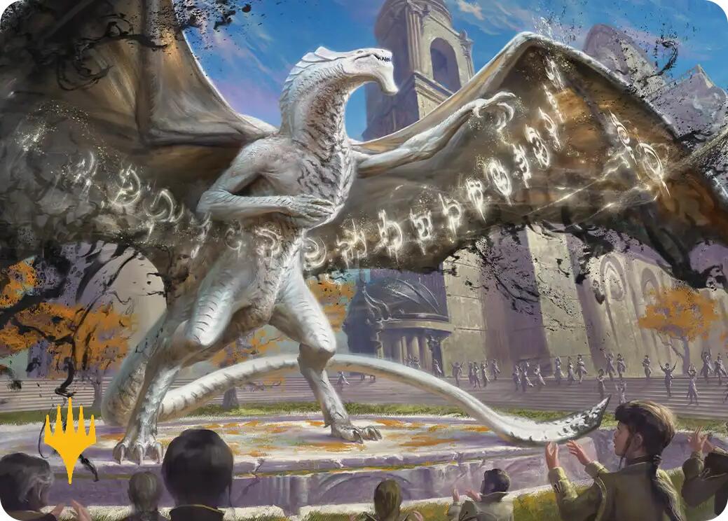 Silverquill, the Disputant Art Card (Gold-Stamped Planeswalker Symbol) [Secrets of Strixhaven Art Series] | Total Play