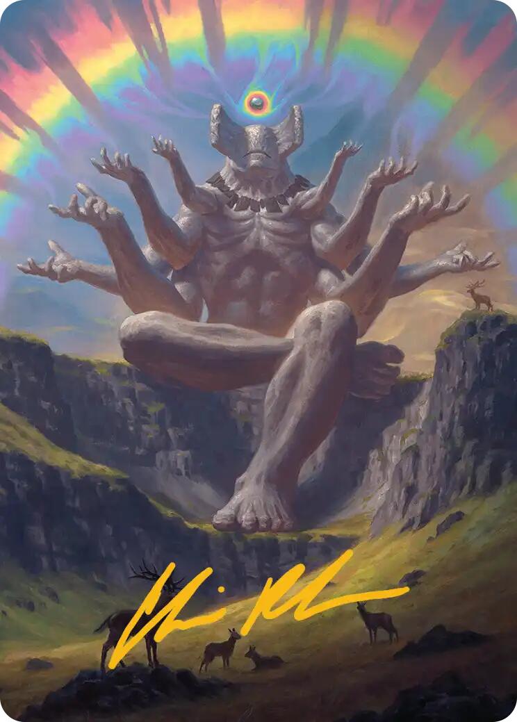 Transcendent Archaic Art Card (Gold-Stamped Signature) [Secrets of Strixhaven Art Series] | Total Play