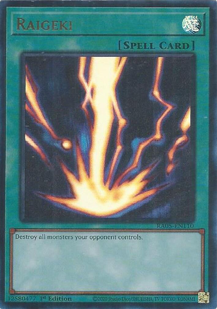 Raigeki (Ultra Rare) [RA05-EN110] Ultra Rare | Total Play