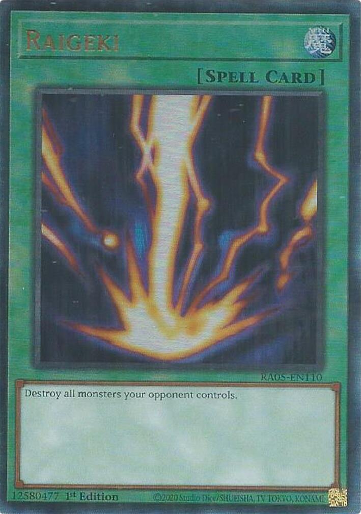 Raigeki (Ultimate Rare) [RA05-EN110] Ultimate Rare | Total Play