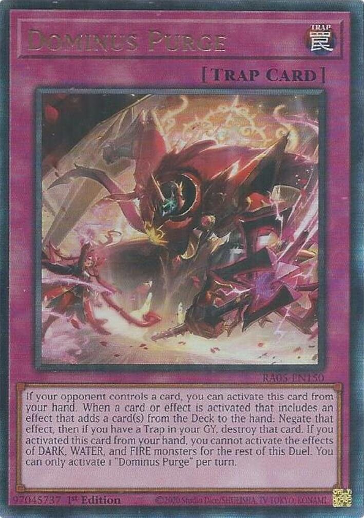 Dominus Purge (Ultimate Rare) [RA05-EN150] Ultimate Rare | Total Play