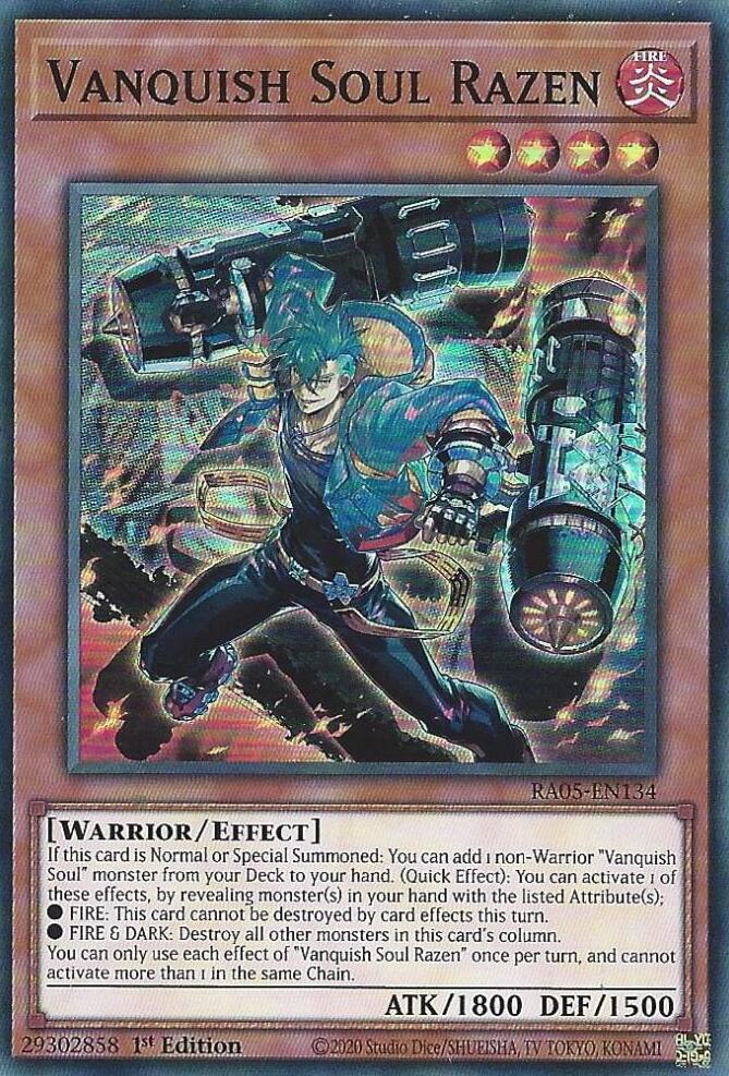 Vanquish Soul Razen [RA05-EN134] Super Rare | Total Play