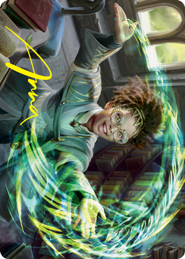 Eureka Moment Art Card (Gold-Stamped Signature) [Strixhaven: School of Mages Art Series] | Total Play