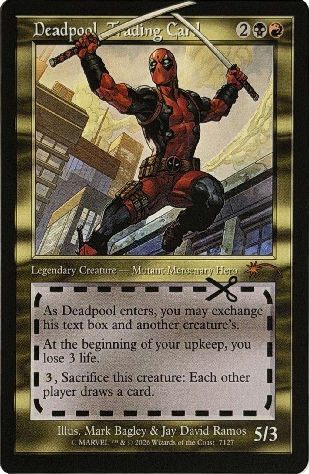 Deadpool, Trading Card (7127) [Secret Lair Drop Series] | Total Play