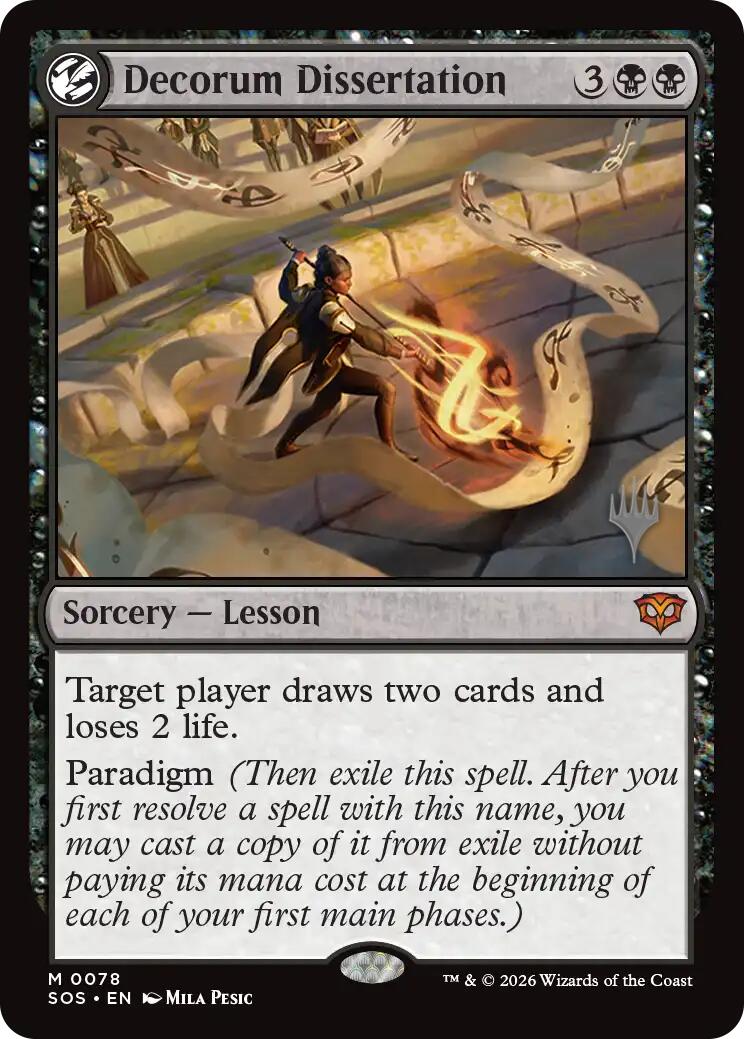 Decorum Dissertation [Secrets of Strixhaven Promos] | Total Play