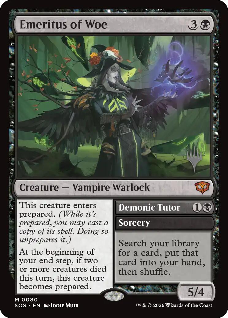 Emeritus of Woe [Secrets of Strixhaven Promos] | Total Play
