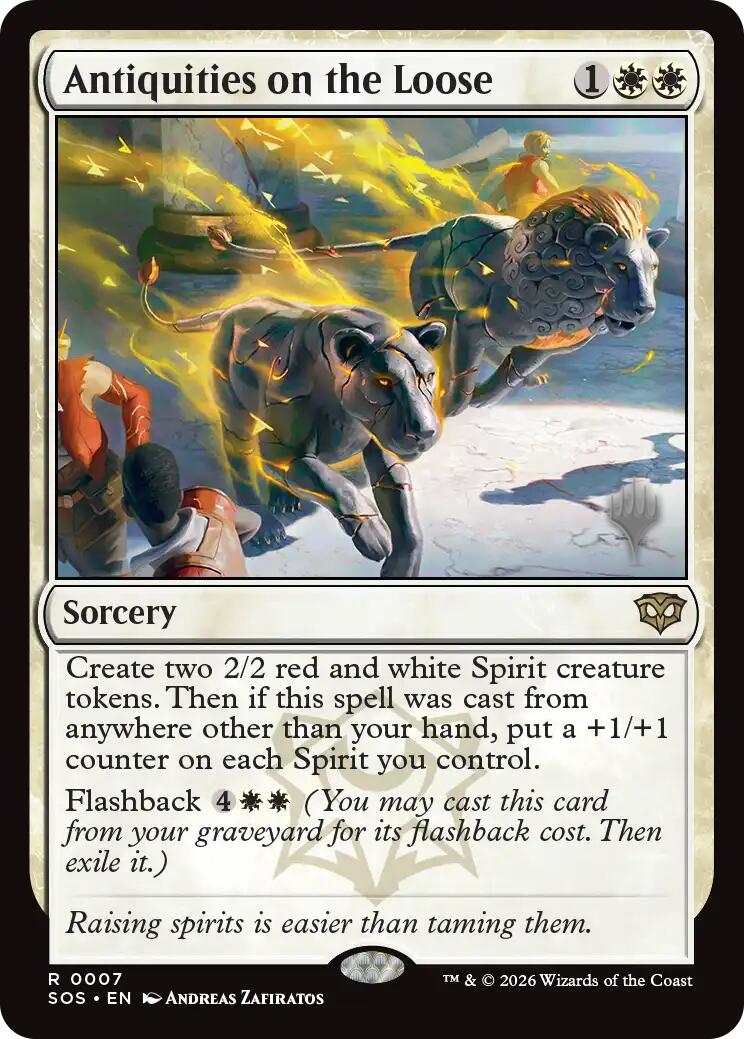 Antiquities on the Loose [Secrets of Strixhaven Promos] | Total Play