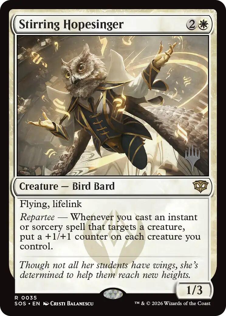 Stirring Hopesinger [Secrets of Strixhaven Promos] | Total Play