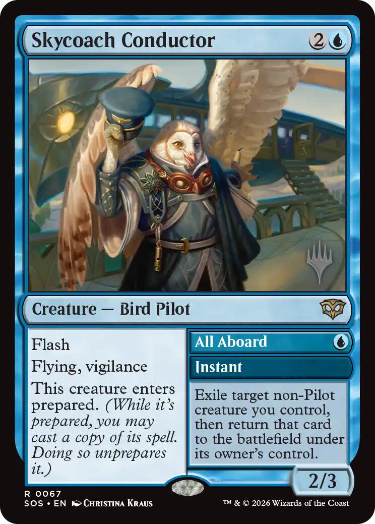 Skycoach Conductor [Secrets of Strixhaven Promos] | Total Play