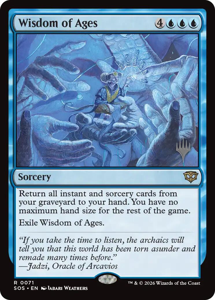 Wisdom of Ages [Secrets of Strixhaven Promos] | Total Play