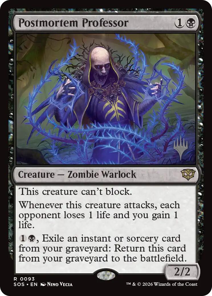 Postmortem Professor [Secrets of Strixhaven Promos] | Total Play