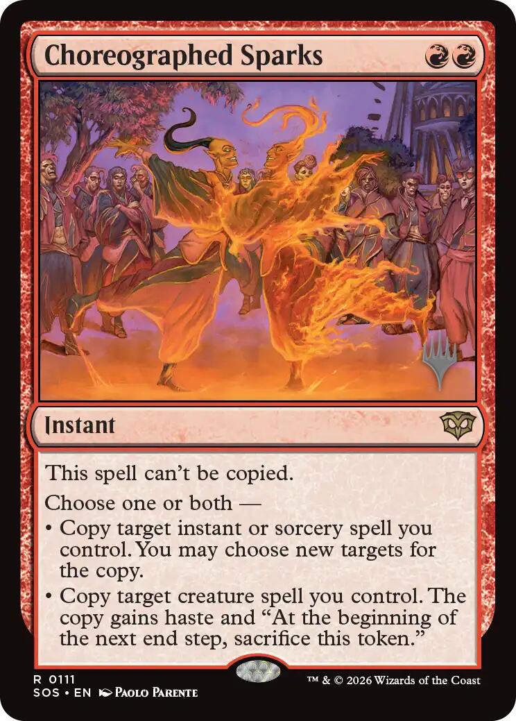 Choreographed Sparks [Secrets of Strixhaven Promos] | Total Play