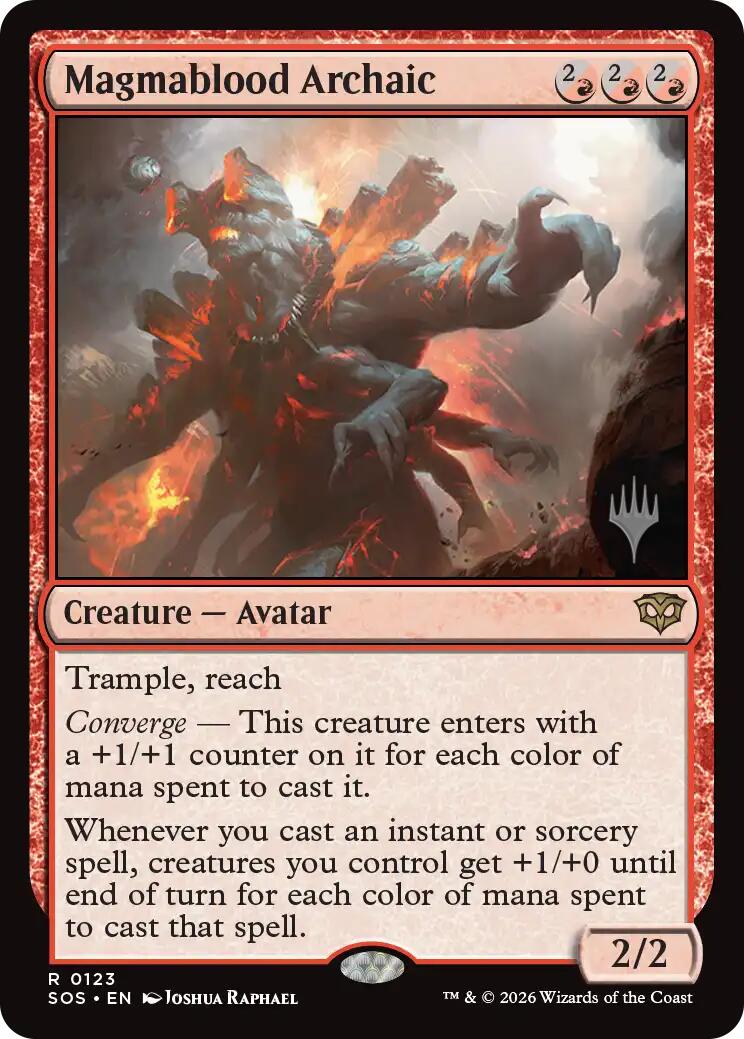 Magmablood Archaic [Secrets of Strixhaven Promos] | Total Play