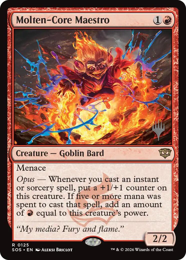 Molten-Core Maestro [Secrets of Strixhaven Promos] | Total Play