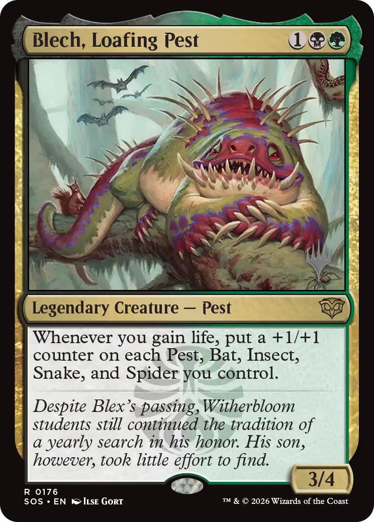 Blech, Loafing Pest [Secrets of Strixhaven Promos] | Total Play