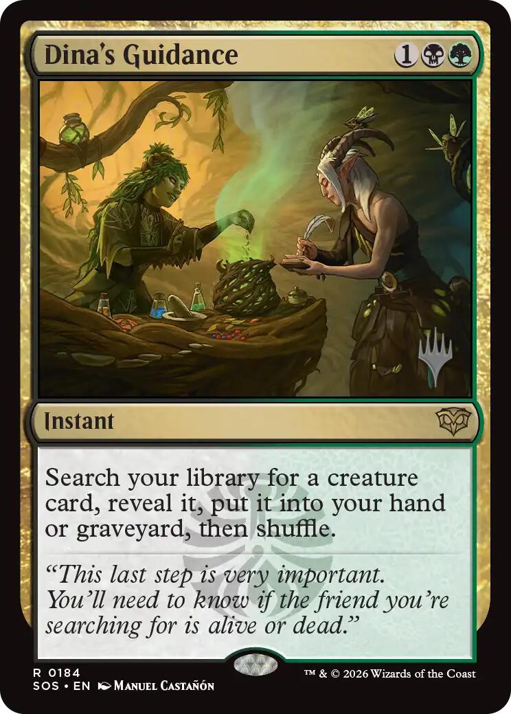 Dina's Guidance [Secrets of Strixhaven Promos] | Total Play
