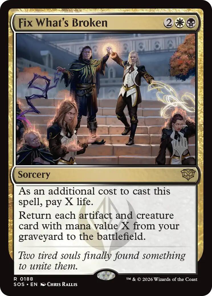 Fix What's Broken [Secrets of Strixhaven Promos] | Total Play