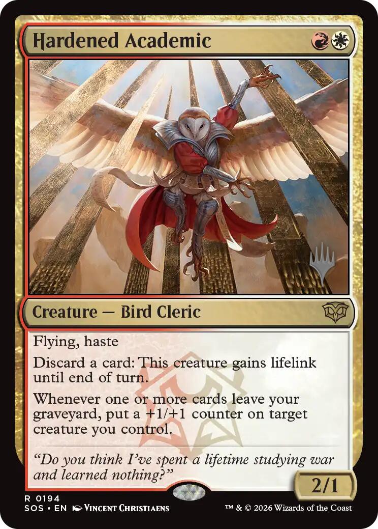 Hardened Academic [Secrets of Strixhaven Promos] | Total Play