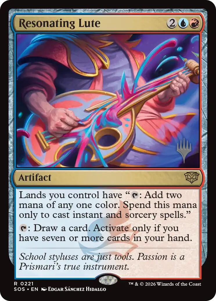Resonating Lute [Secrets of Strixhaven Promos] | Total Play