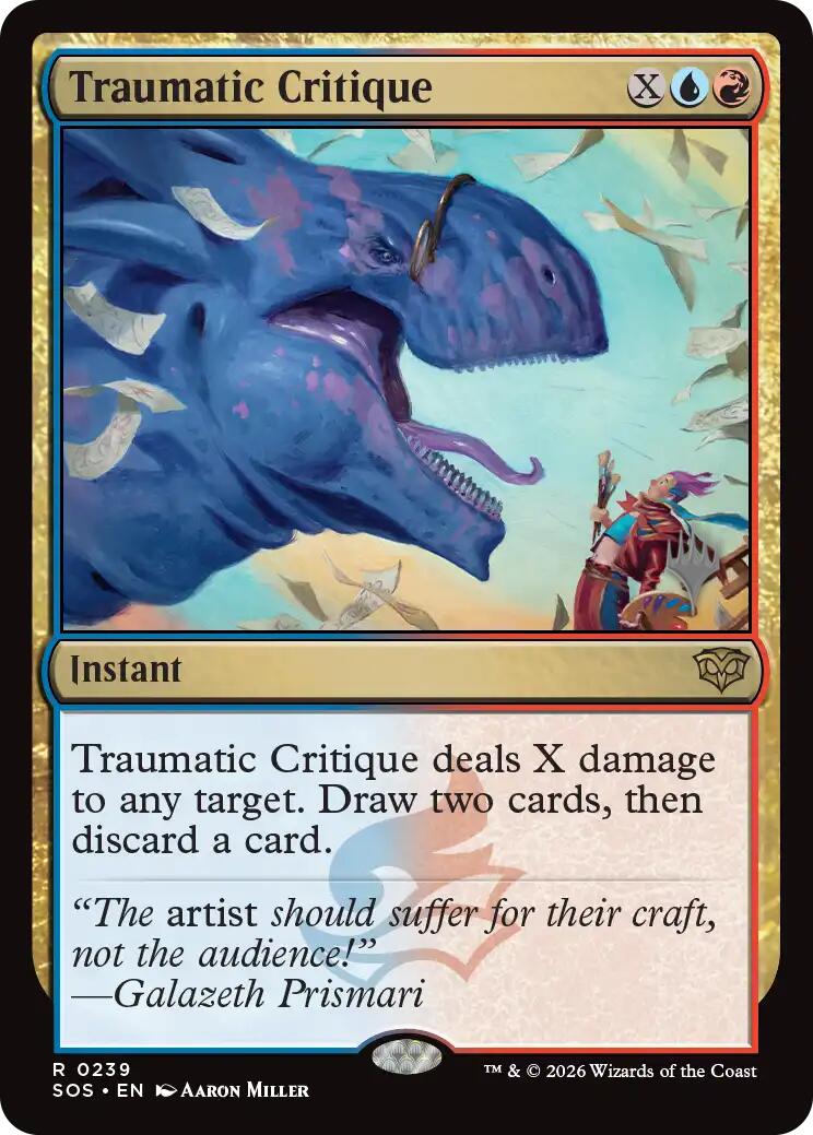 Traumatic Critique [Secrets of Strixhaven Promos] | Total Play