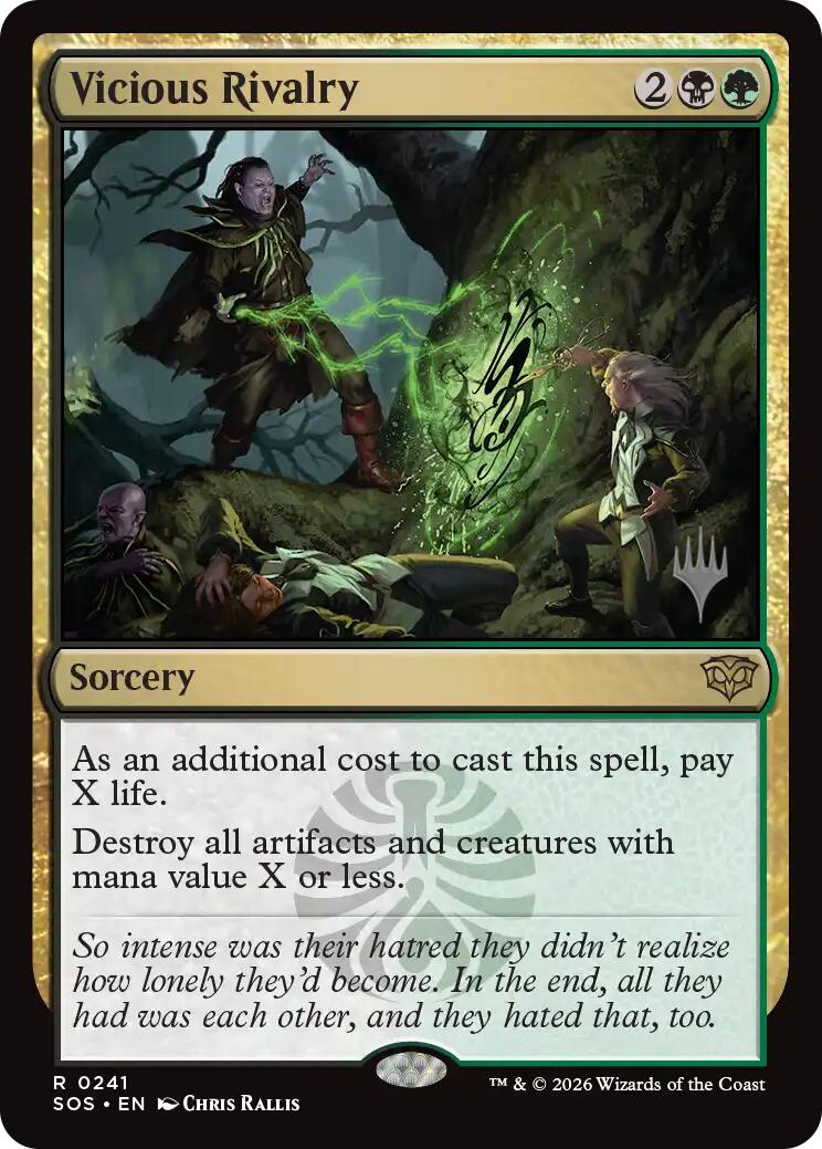 Vicious Rivalry [Secrets of Strixhaven Promos] | Total Play